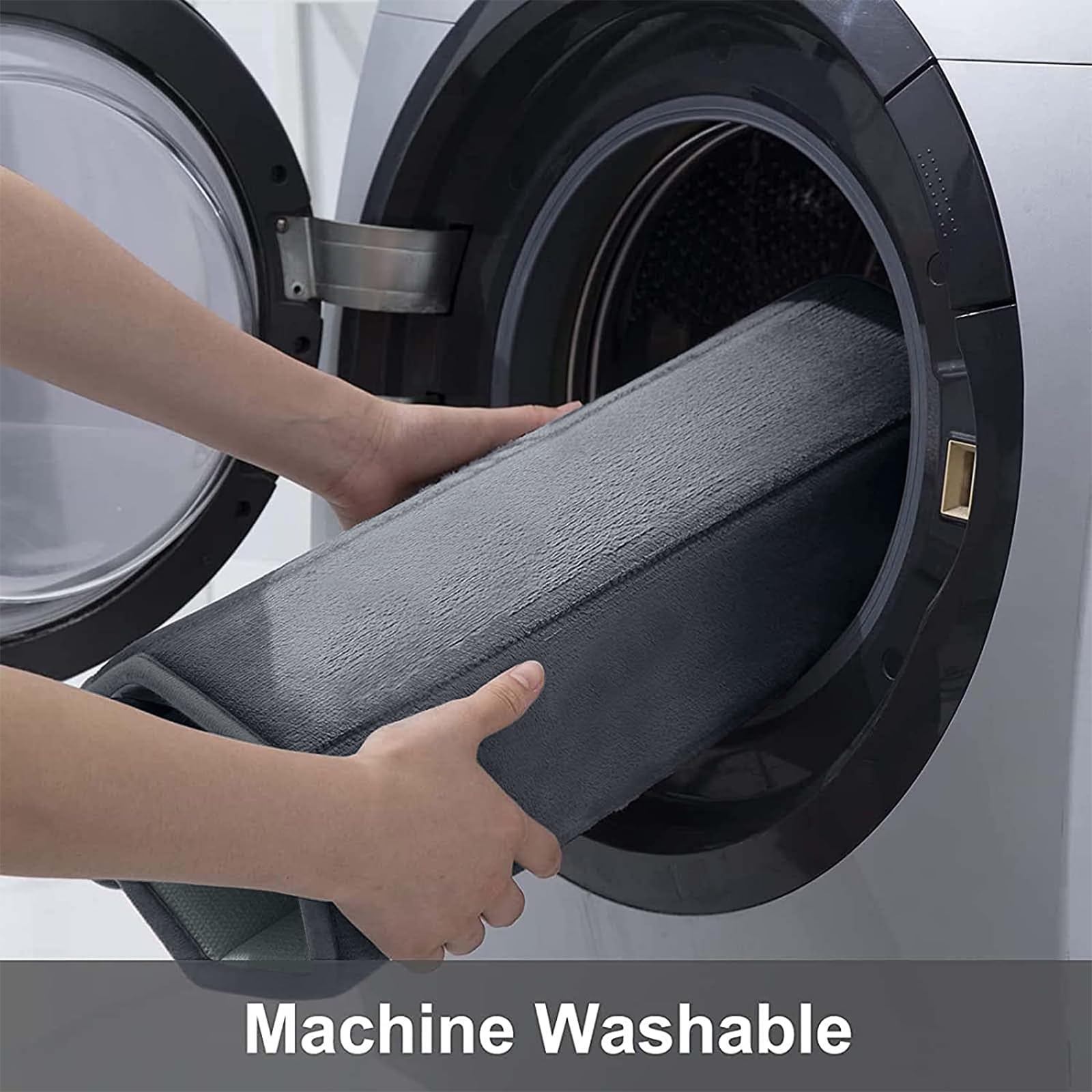 Buganda Memory Foam Bath Mat Rug, 44'' X 20'', Ultra Soft And Non-Slip Bathroom Rugs, Water Absorbent And Machine Washable Bath